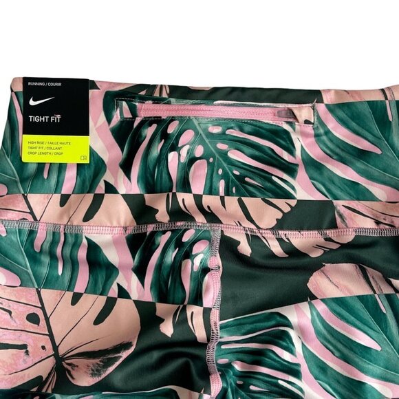 Nike Size Small Women's DRI-FIT Fast Runway Print Crop Running Tights N… - Picture 7 of 11